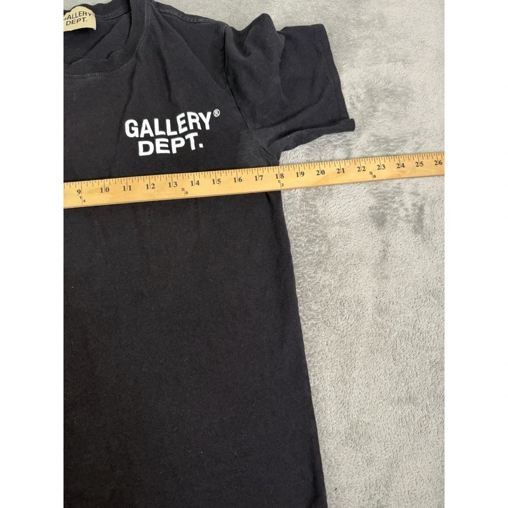 Gallery Dept. Short Sleeve T Shirt Men's Size Medium Black